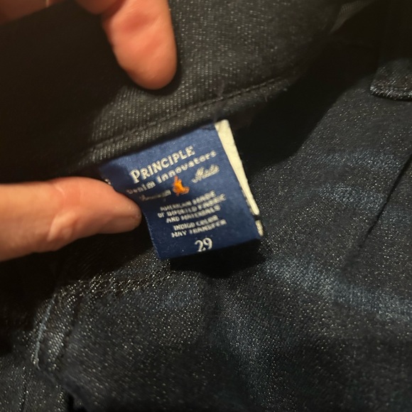 Principle Dark Wash Skinny Jeans Size 29 Stretch Denim - Picture 8 of 8